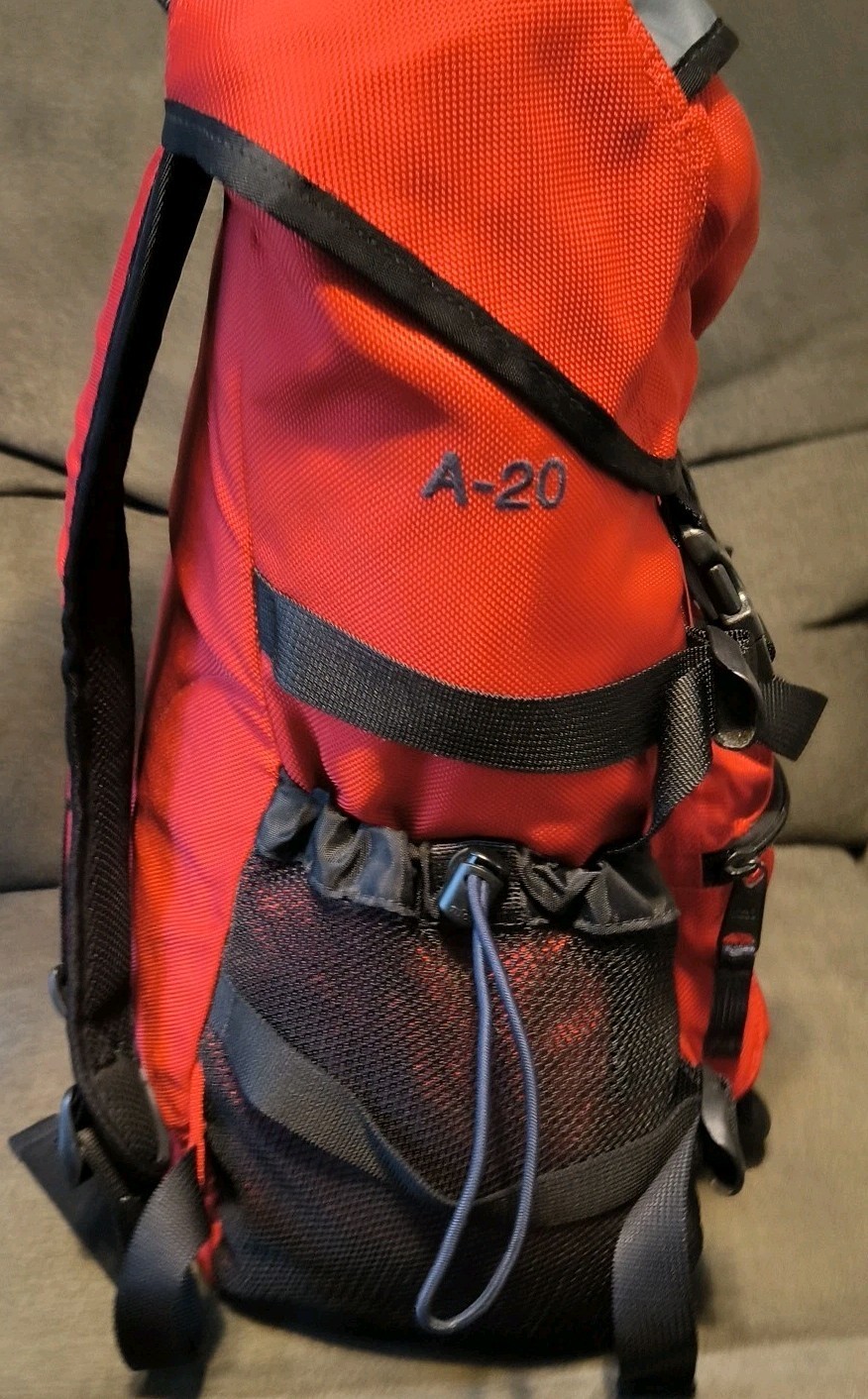 Vintage Abercrombie & Fitch 90s A-20 Hiking Backpack A20 Red .Hard To Find