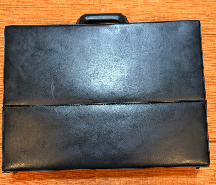 Vintage S. Franzen & Söhne (West Germany) Top Grain Leather Briefcase
