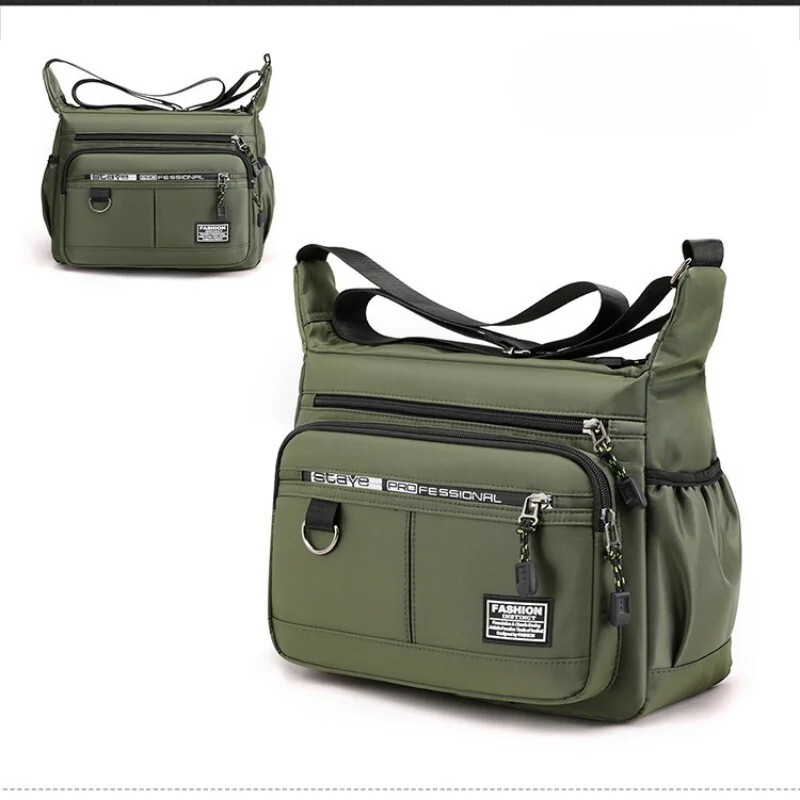 Men Crossbody Bag – Fashionable Multi-Pocket Storage Big Capacity Travel Gift