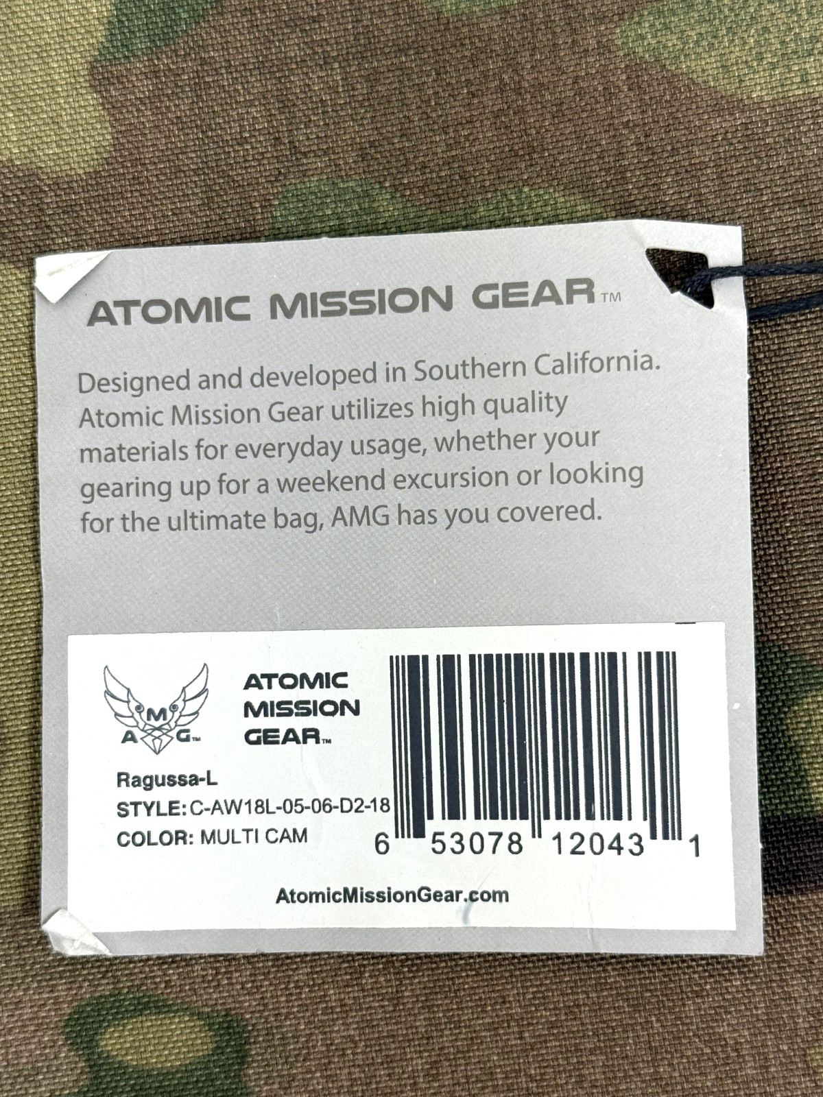 Atomic Mission Gear Ragussa Computer/Pad Carry Case Multi-Camouflag Unisex