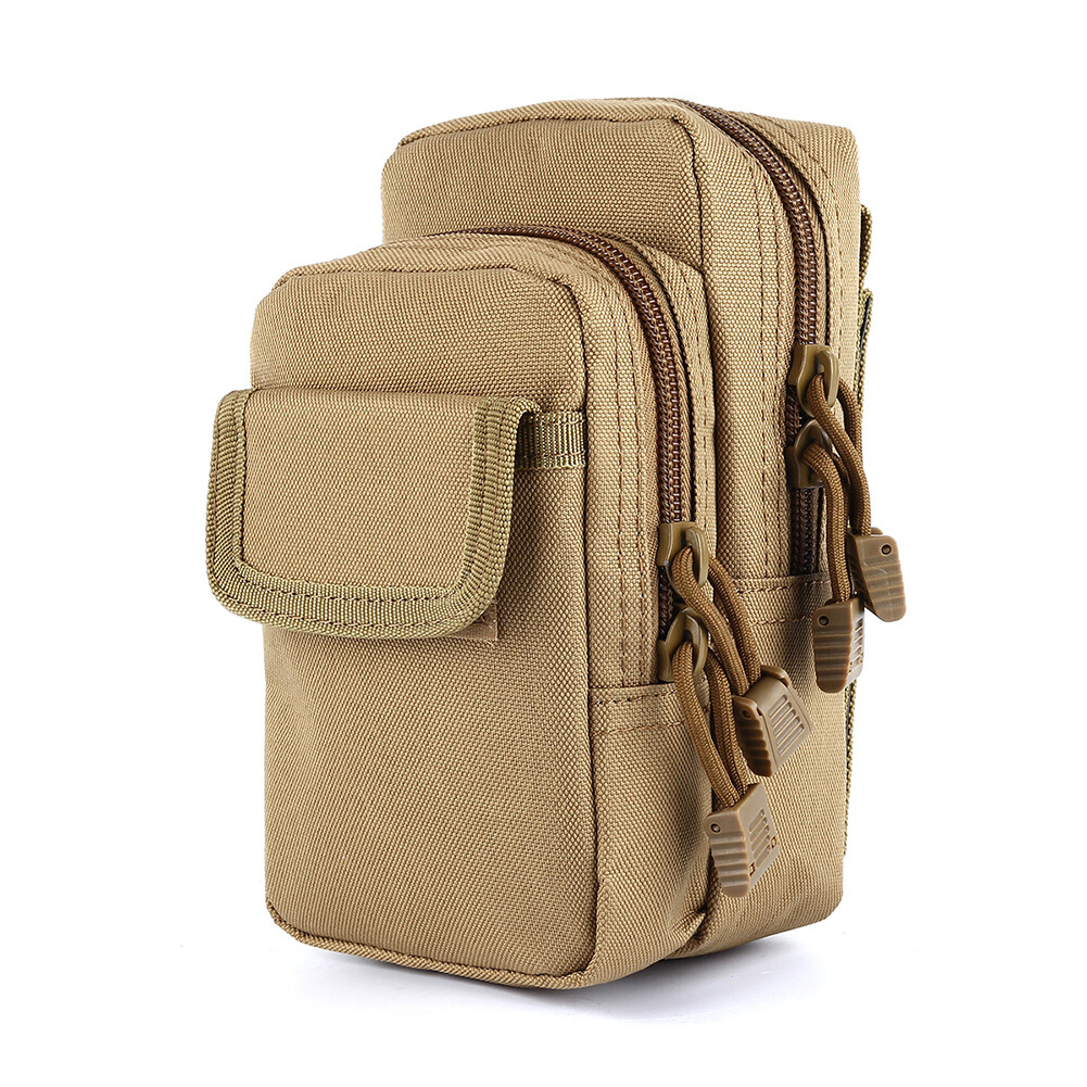 Tactical Molle Waist Belt Bag Outdoor Mobile Phone Pockets Wallet Utility Pack