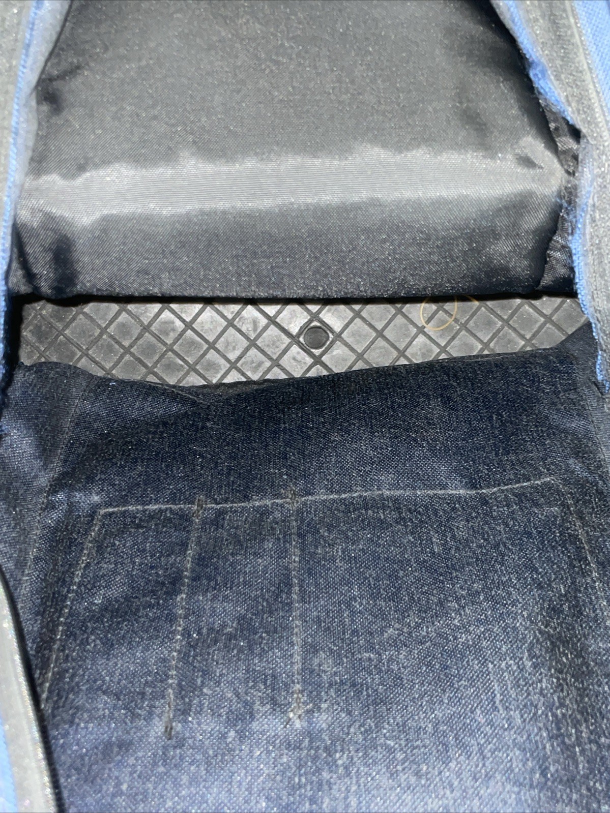 Vintage 90’s Retro Jansport Thick Rubber Tire Bottom Backpack Blue 16″ EUC
