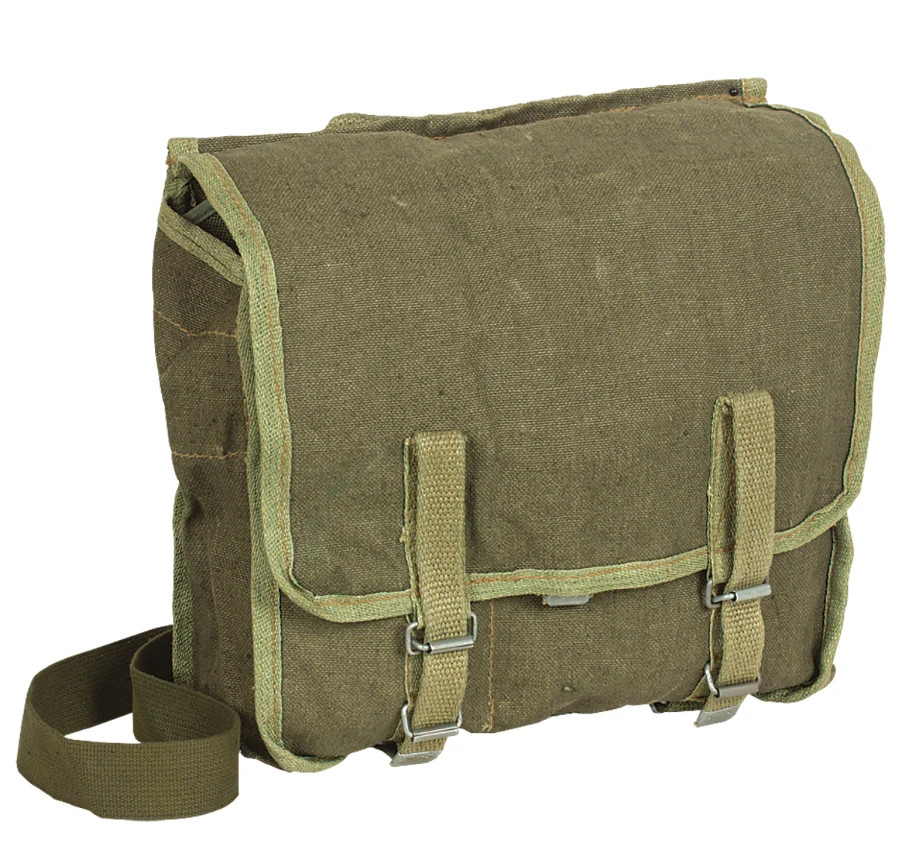 Genuine Polish Bread Bag Strap Military Surplus Vintage Compact Durable Used