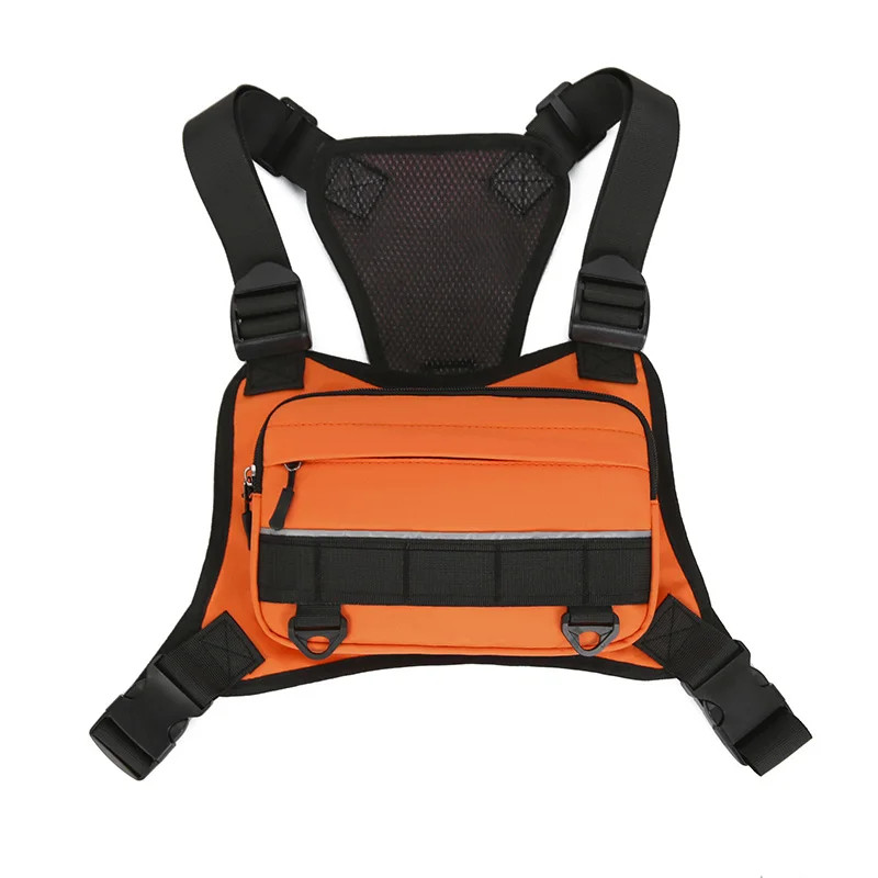 Outdoor Chest Rig Bag For Men and Women, Waist Pack Tactical Vest For Running, C