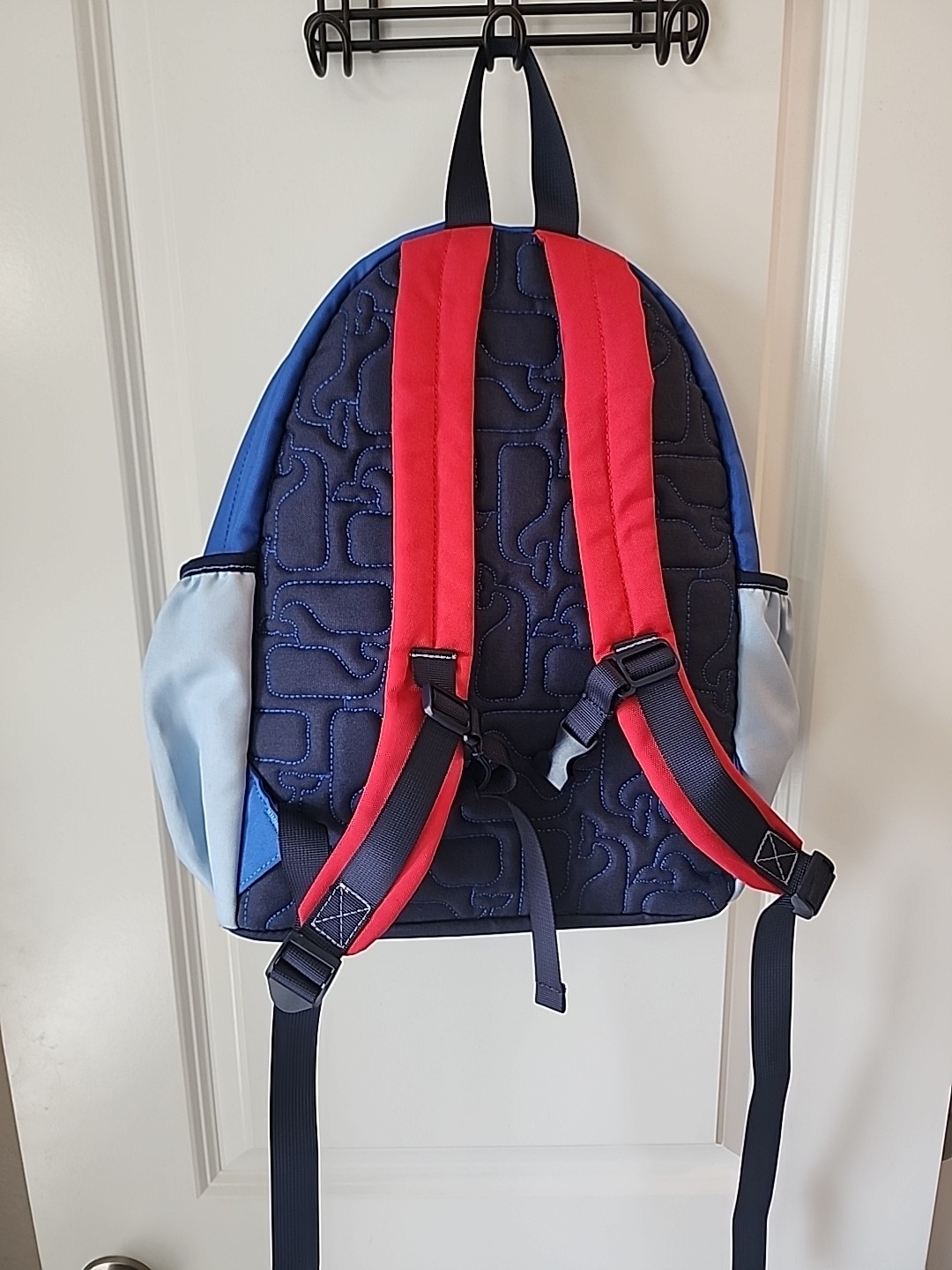 Vineyard Vines Tech Backpack Color Block Red Navy