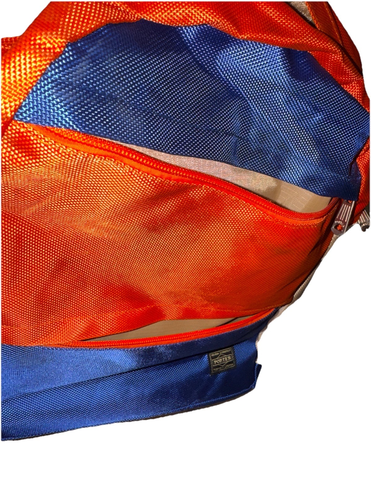 Head Porter Final Collection SS19 Colorblock Daypack Orange/Blue Made In Japan