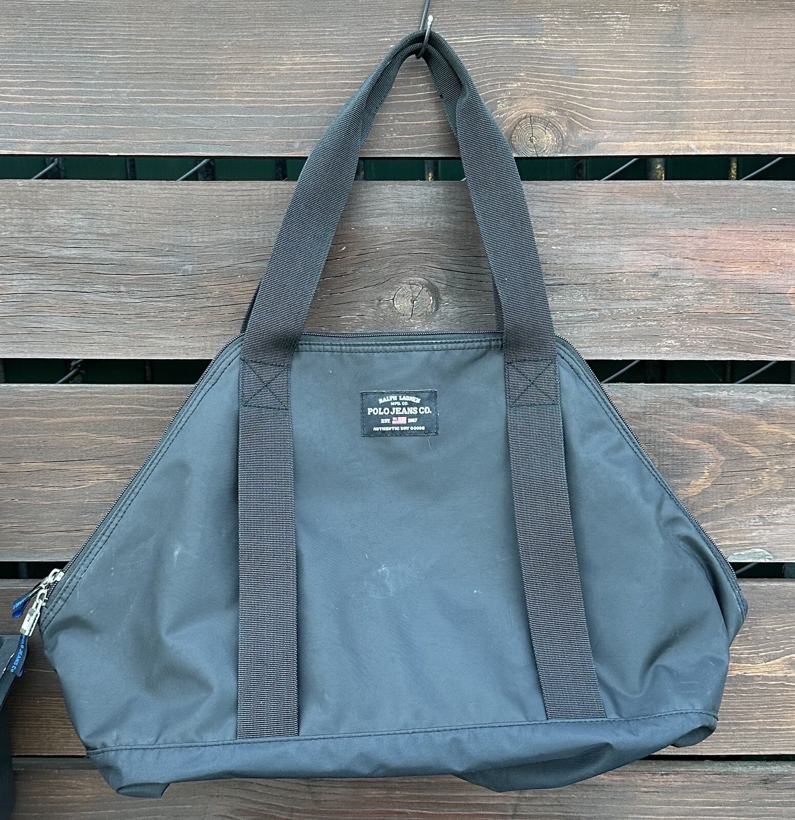 *Vintage Ralph Lauren Polo Jeans Mini Duffle Weekend Bag unisex