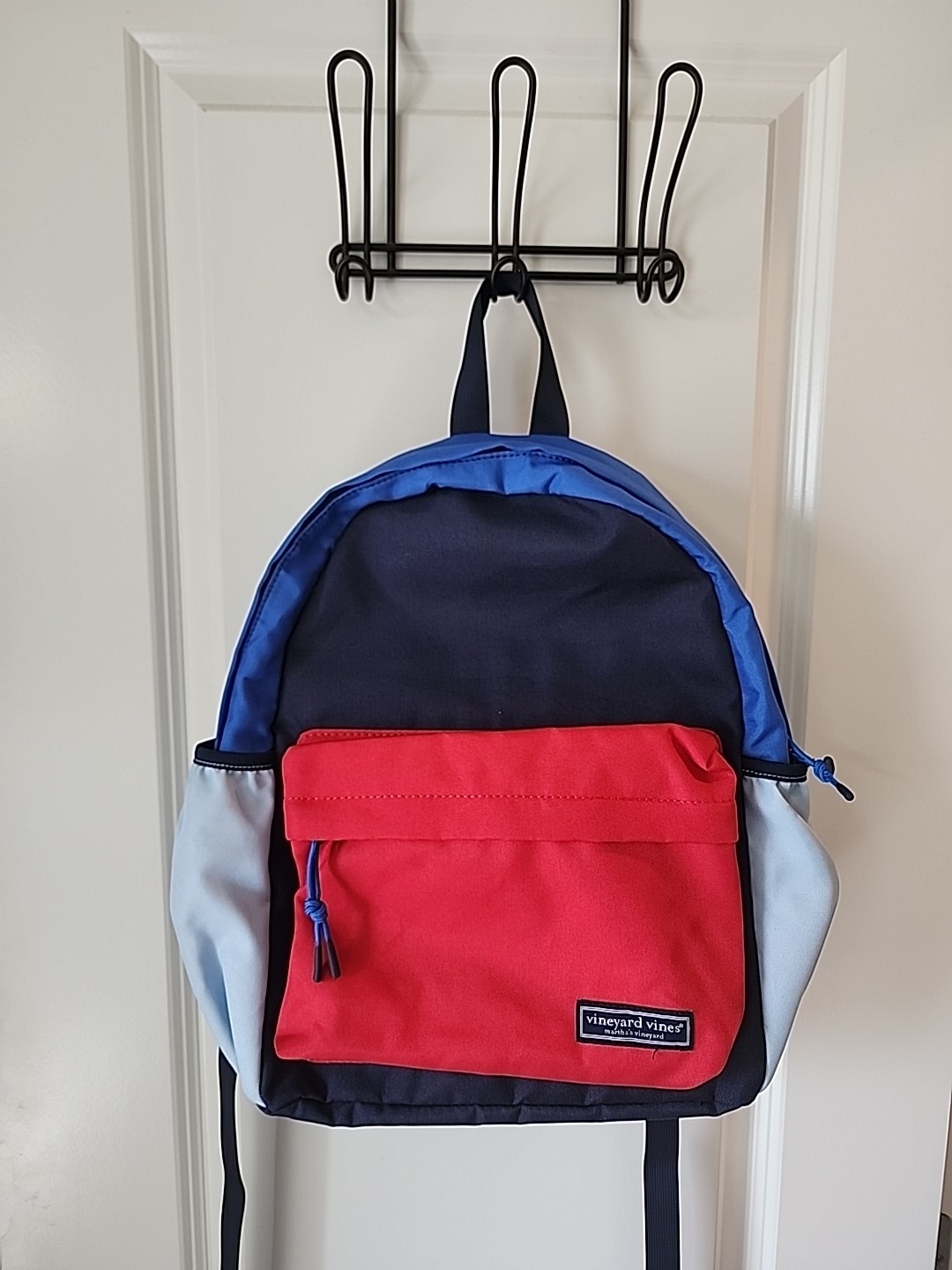 Vineyard Vines Tech Backpack Color Block Red Navy