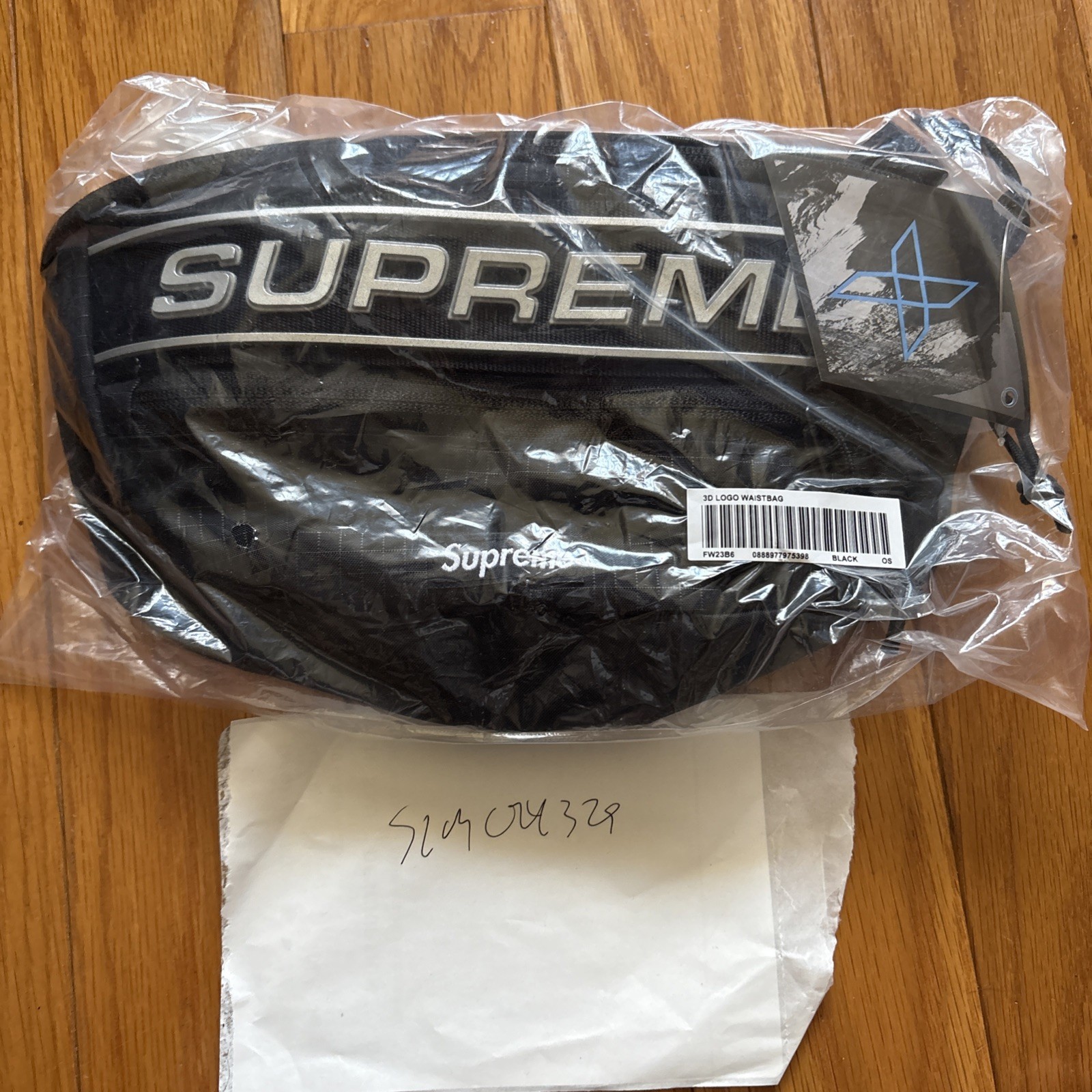 New FW23 Supreme 3D Logo Waist Bag Black In Hand Ships Now