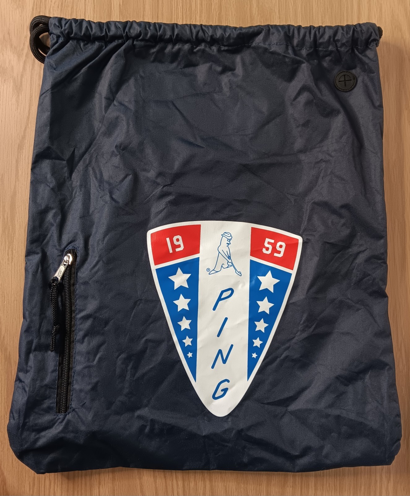 Rare 2018 HIT Promo PING Golf 16×18″ Drawstring Sack Backpack Shoe Storage Bag