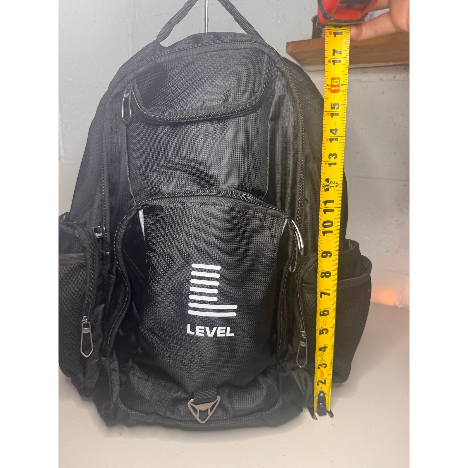 LEED’S Checkmate TSA Friendly Laptop Backpack Black Travel Business Carry On 17”