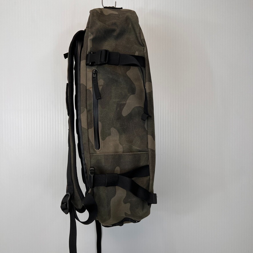 NoBull Backpack Men Waxed Canvas Duffel Pack Molle Web Camo Army Bag Work Nw
