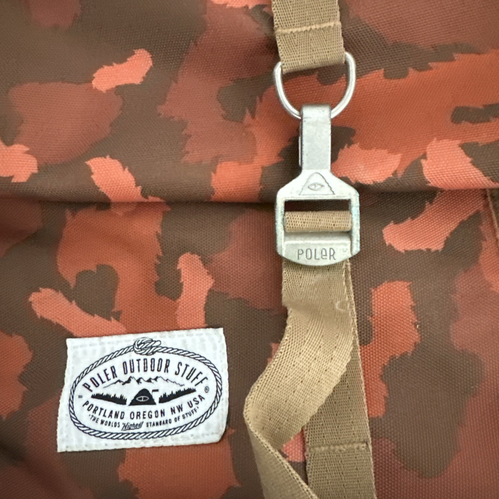 POLER OUTDOOR STUFF Classic Rolltop Rucksack – Autumn CAMO backpack