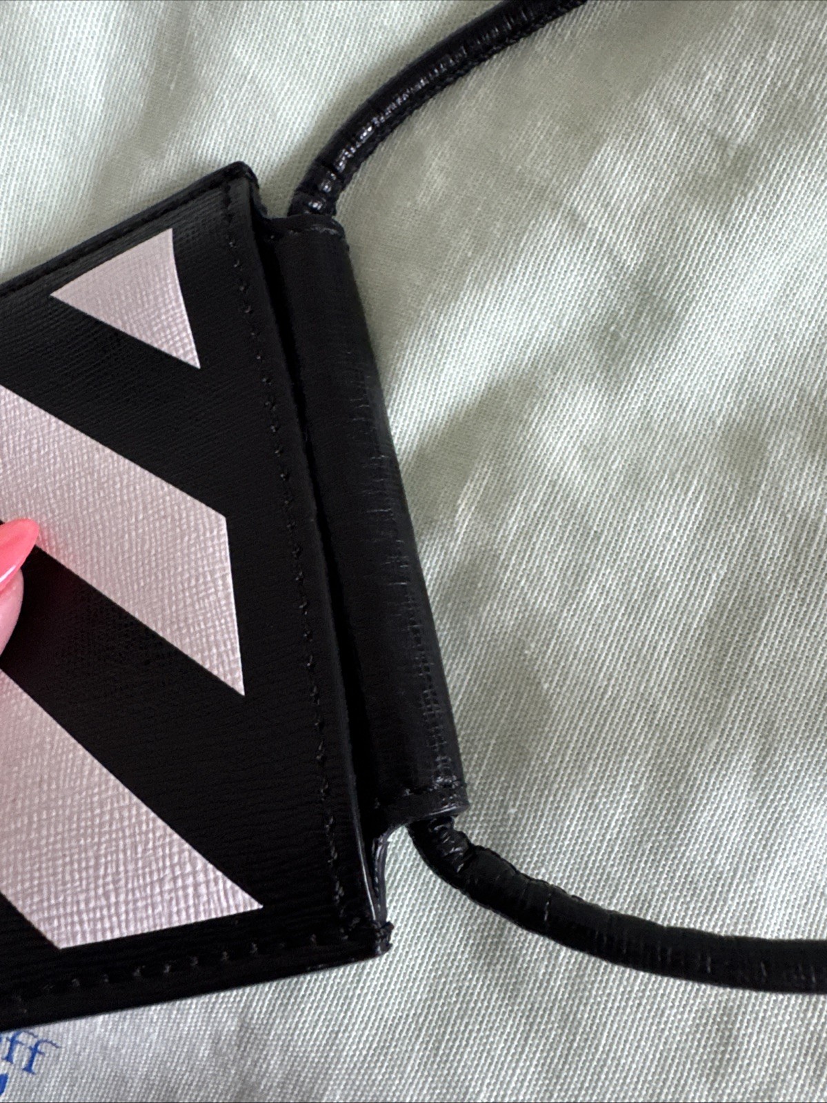 Off-White Men’s Diag Neck Strap Phone/Cardholder