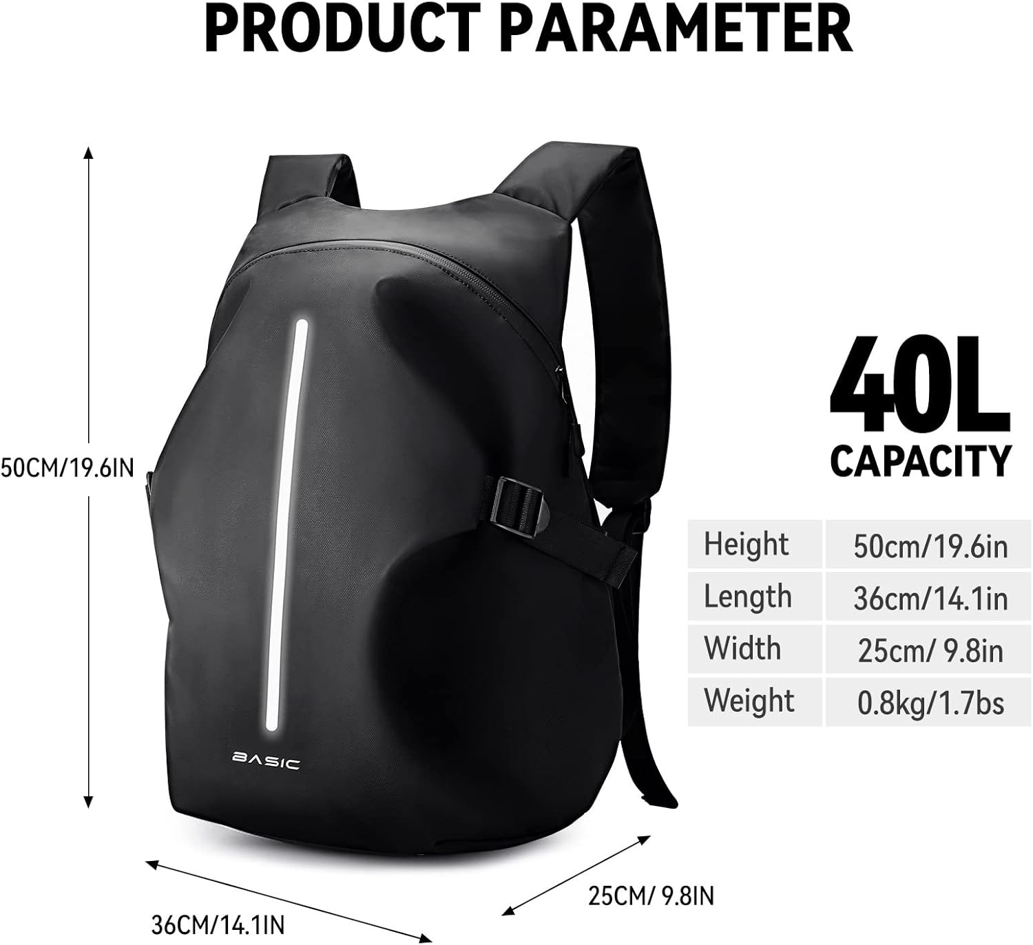 otorcycle Backpack Waterproof Helmet Storage Travel Riding Bag