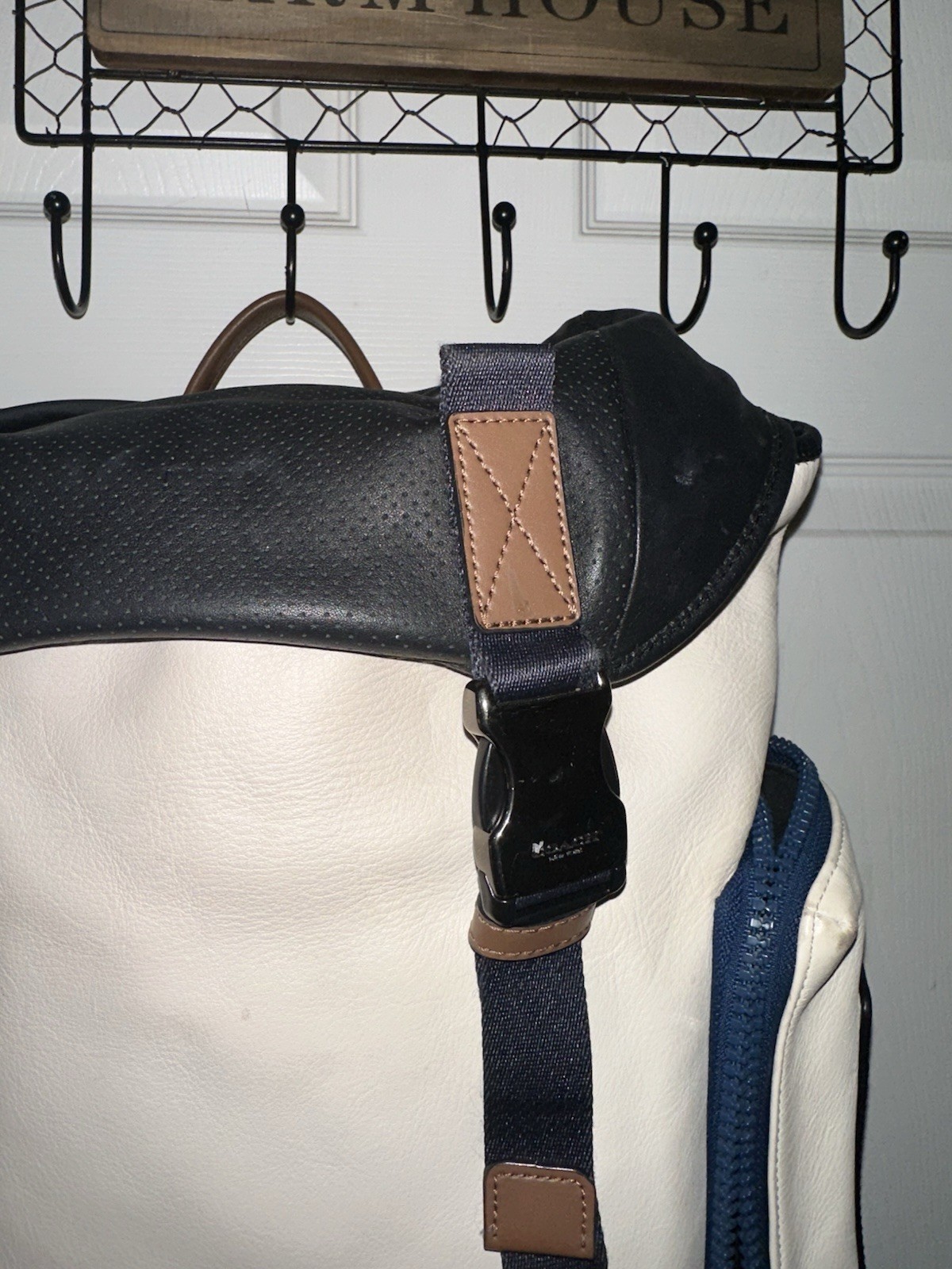 Coach Calfskin Leather Ranger Track Backpack