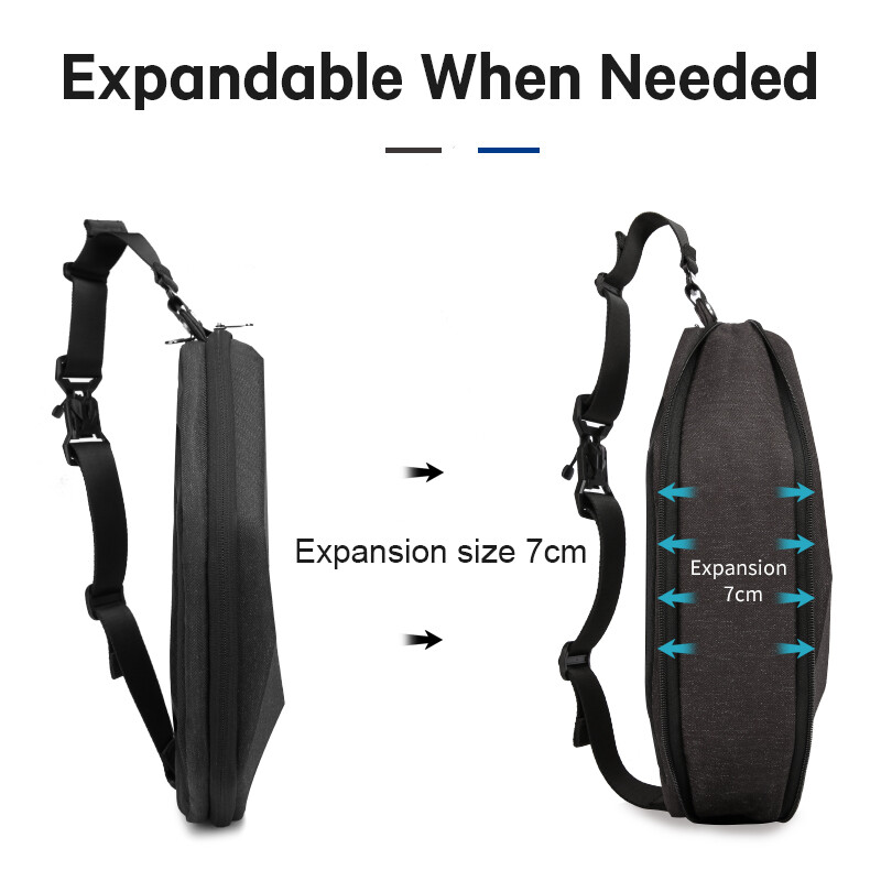 BANGE Casual Business Crossbody Shoulder Men Waterproof Travel Sling Chest Bag
