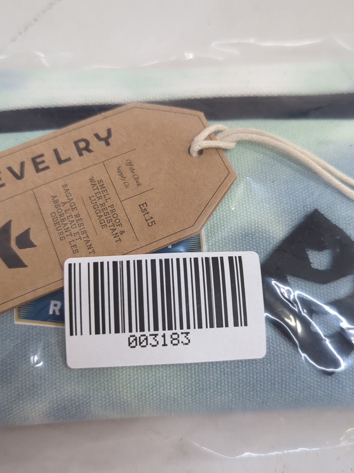 Revelry Mini Broker Smell Proof Water Resistance Stash Bag 6″ X 4.5″ Light Blue