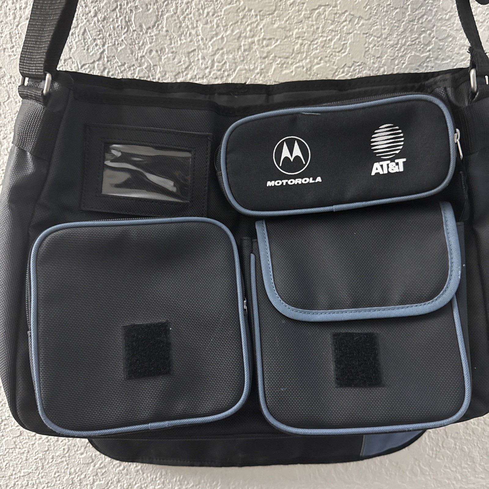 Vintage RARE Y2K MTV TRL Music Television Messenger Bag Soft Laptop Case – Black