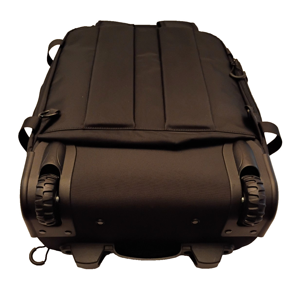 Rolling Vacuum Backpack Travel with One-Button Compression, 55L Expandable, W…