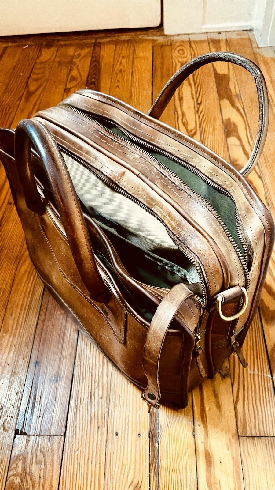 Orvis Gokey Leather Briefcase