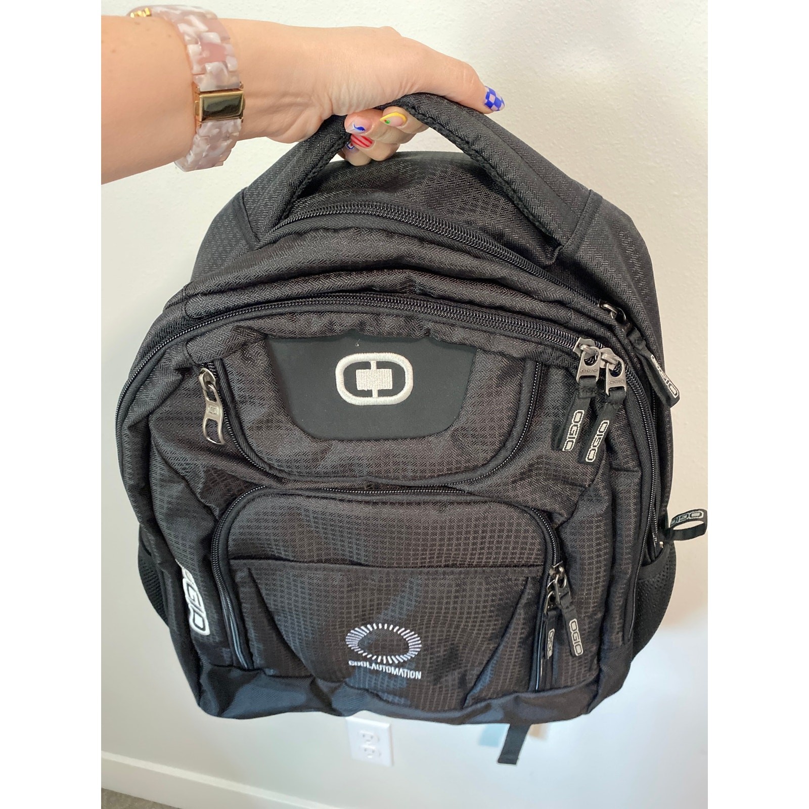 OGIO Black Laptop Backpack Travel Work School Multiple Compartments Unisex