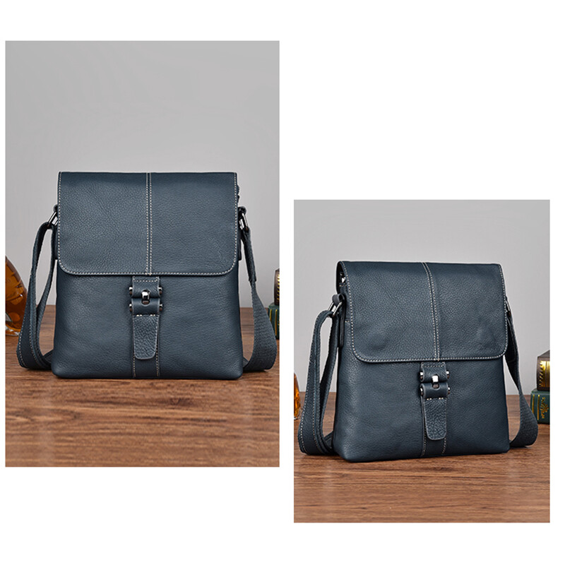 Messenger Bag Vintage Genuine Leather Satchel Crossbody Shoulder Travel Bookbag