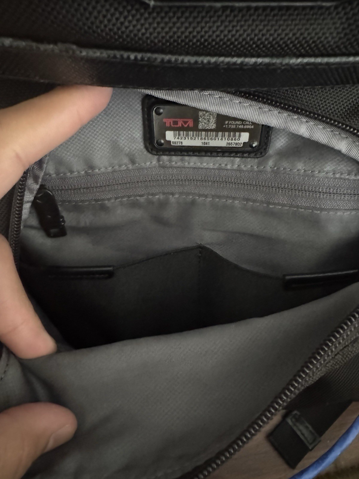 TUMI Alpha 2 T-Pass Backpack Laptop Bag Black Ballistic Nylon
