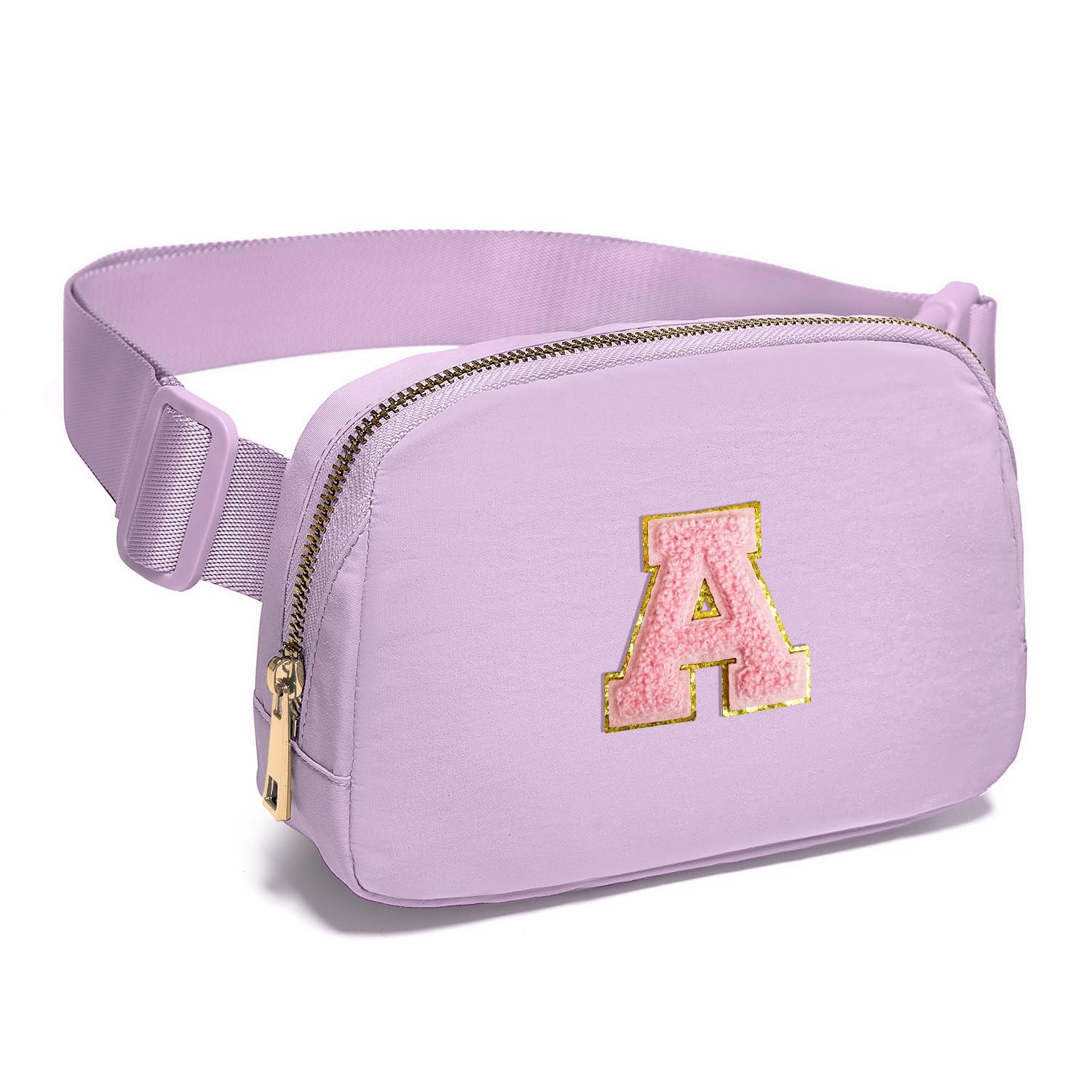 Gitus Initial Belt Bag Fanny Pack Crossbody for Girls one size, Lavender