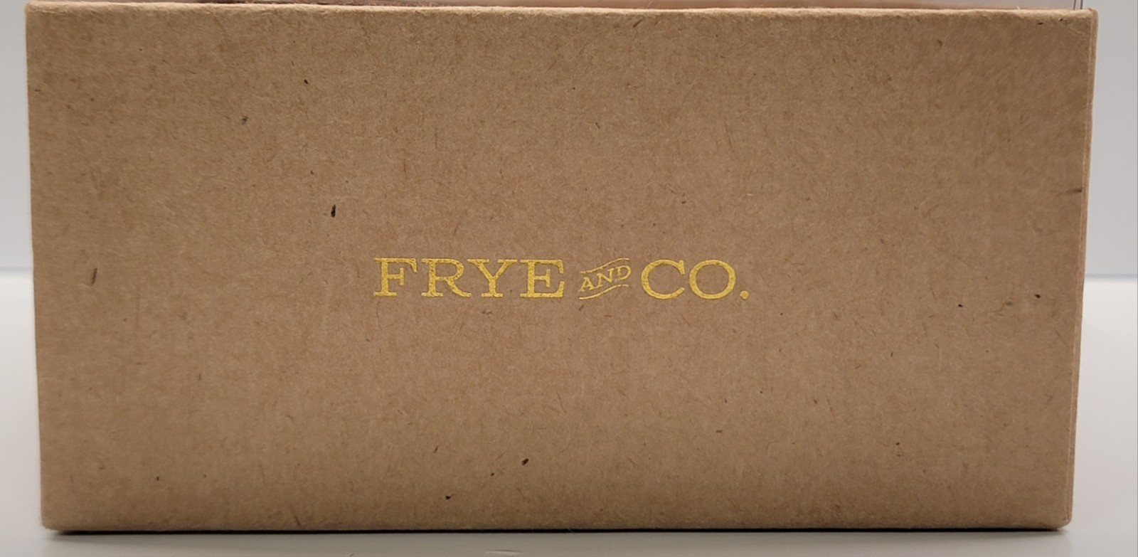 Frye and Co. Vegan Leather Tech Storage Case New In Box 8×4.5″ Brown