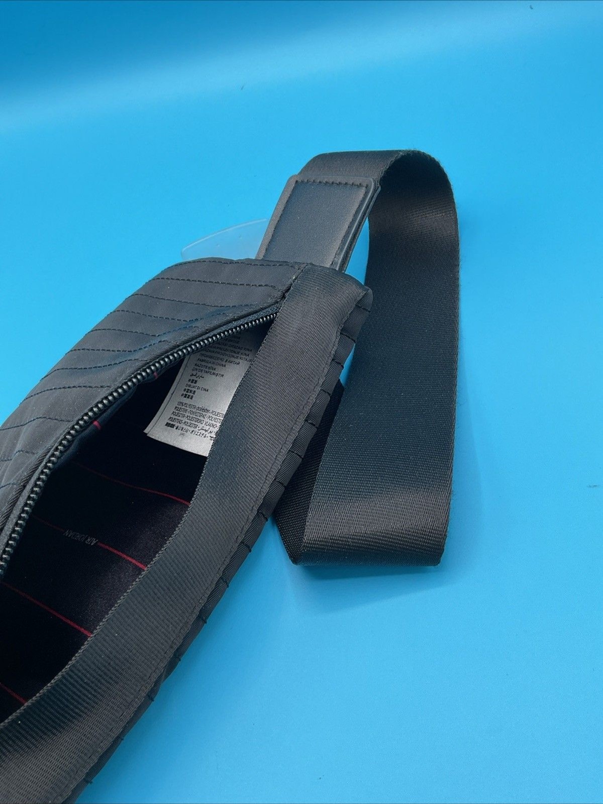 Jordan Monogram Waist Bag (black Crossbody Zipped, Adjustable Strap.EUC