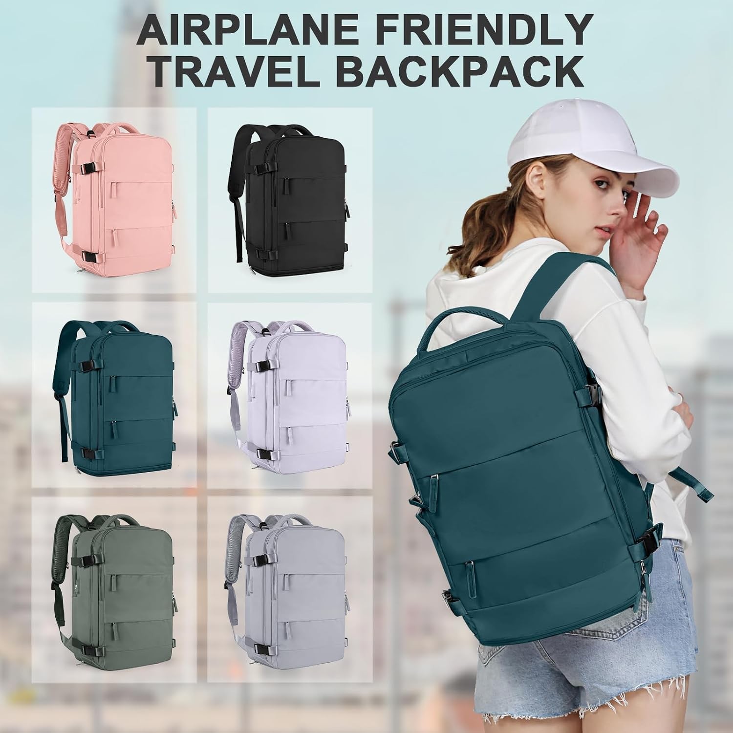 25L Travel Backpack,Carry on Backpack,Hiking Waterproof Outdoor Sports Rucksack