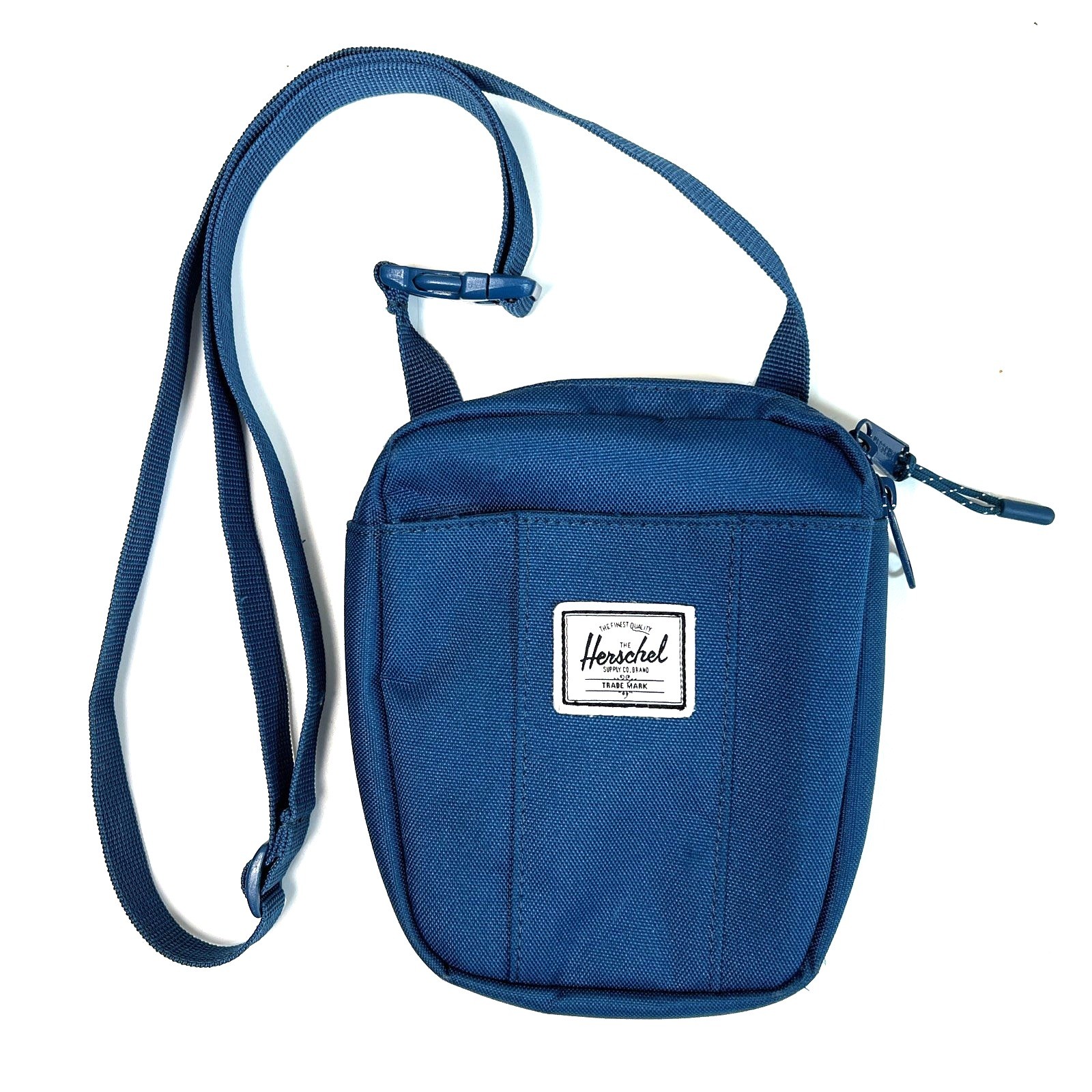 Herschel Supply Co. Cruz Mini Crossbody Bag Canvas Fabric Teal Blue