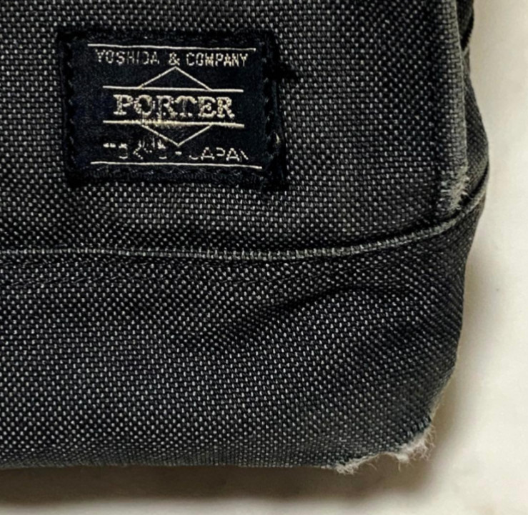 Yoshida Porter SMOKY Tote Bag S Black Made in Japan