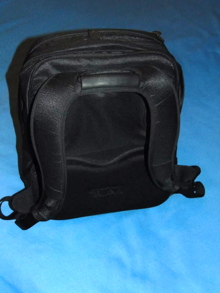 TUMI T2 Laptop Backpack. Ballistic Nylon & Leather