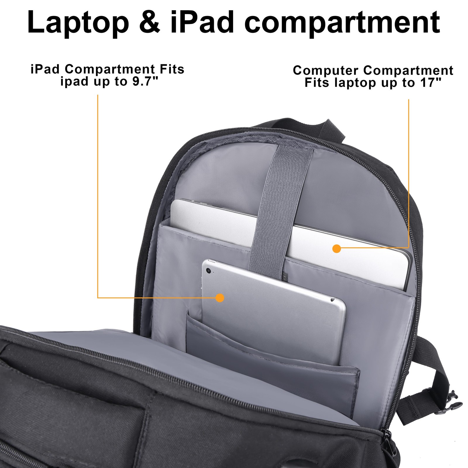 Laptop Backpack, 17 Inch Tactical Inspired Utility Large Laptop Backpacks for…