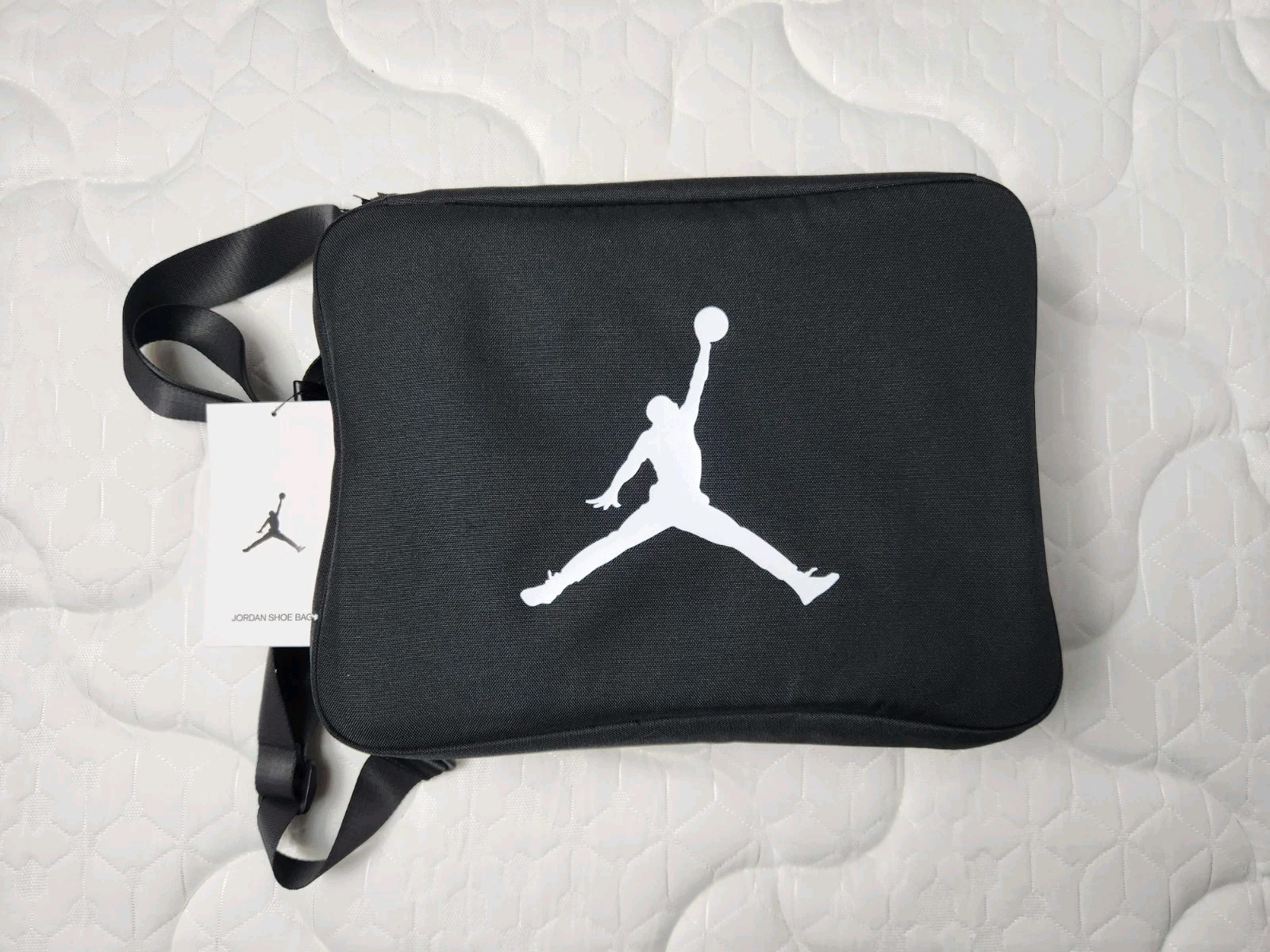 Nike Air Jordan The Collectors Cordura Shoe Box Travel Bag Case Black 9A0776-023