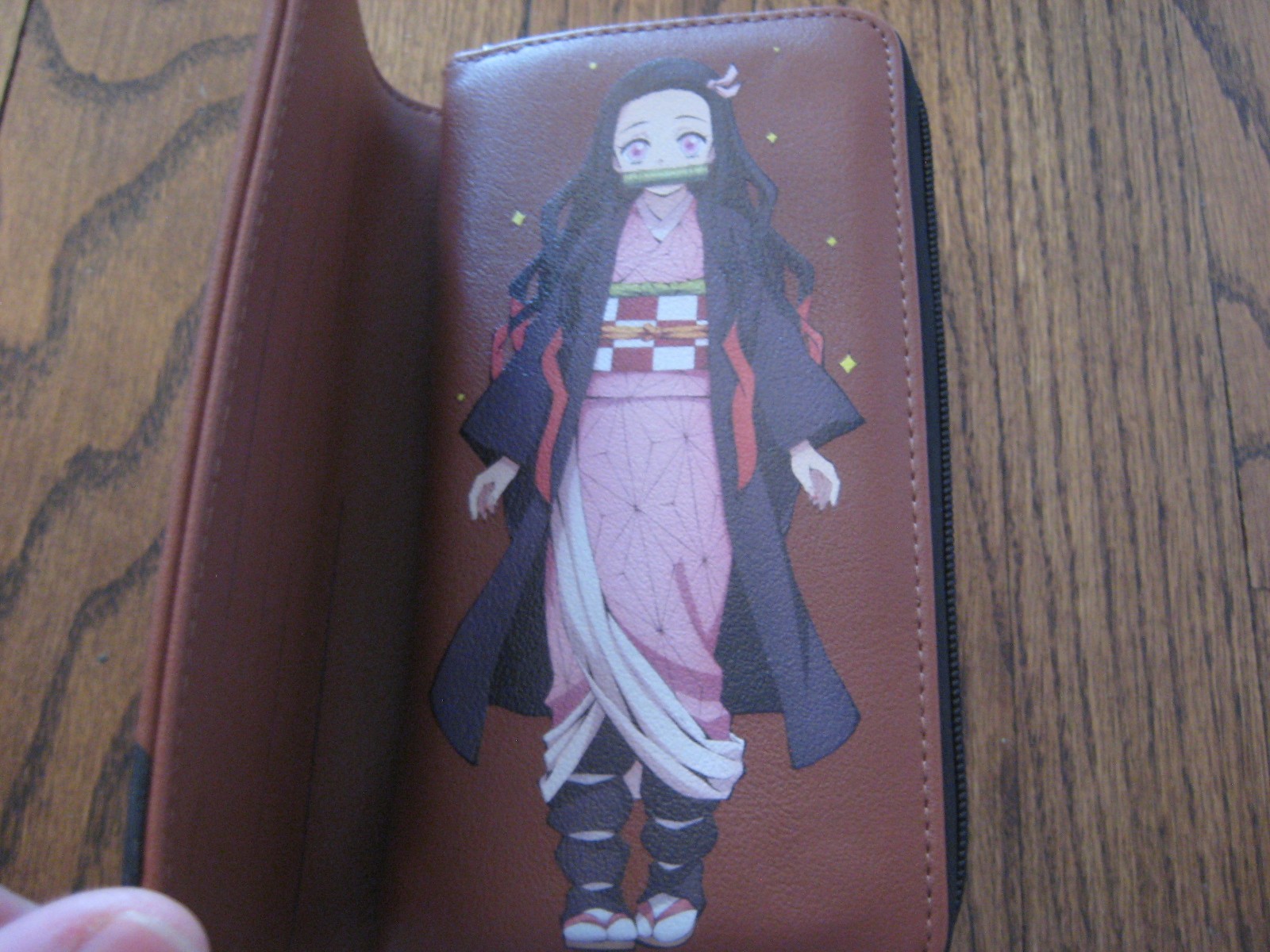 Demon Slayer: Kimetsu no Yaiba Nezuko Box Zip Around Wallet New- No tags!