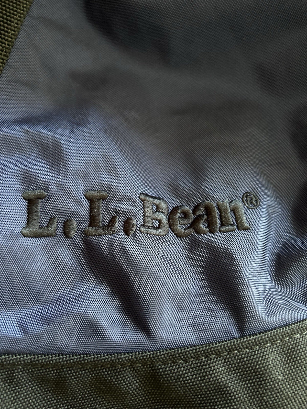 L.L. Bean Black Navy Adventure Duffle Bag Style 0V274
