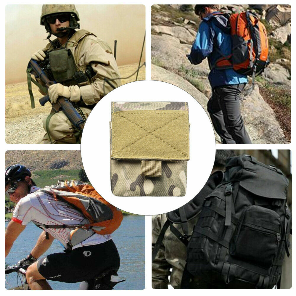Tactical Cigarette Pouch Molle Small Military Bag Battery Cigarette Case Utility