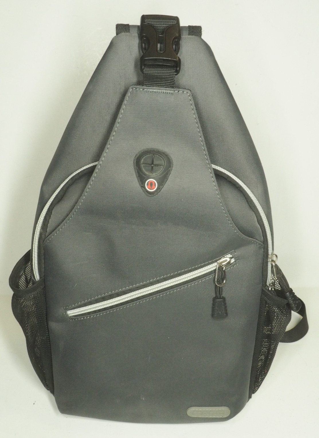 Mosiso Men Women Gray Sling Backpack Cross body