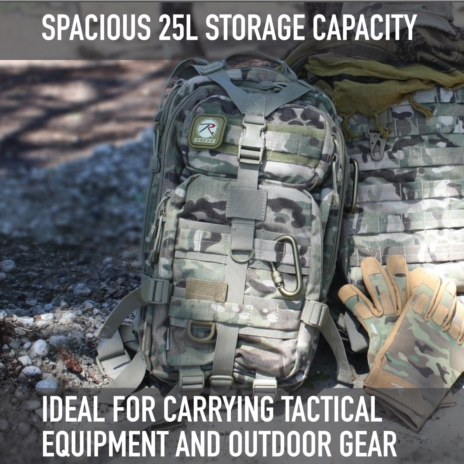 Tactical Medium Transport Pack Military Backpack MOLLE Level III Assault Bag