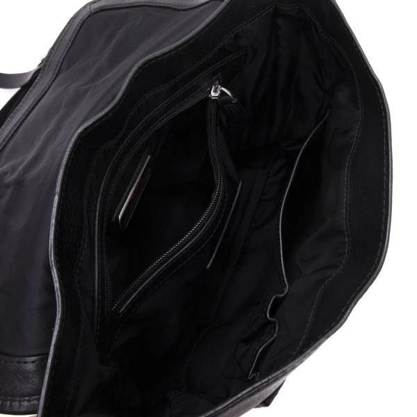 TUMI Shoulder bag Black Leather Men Messenger bag 68153D