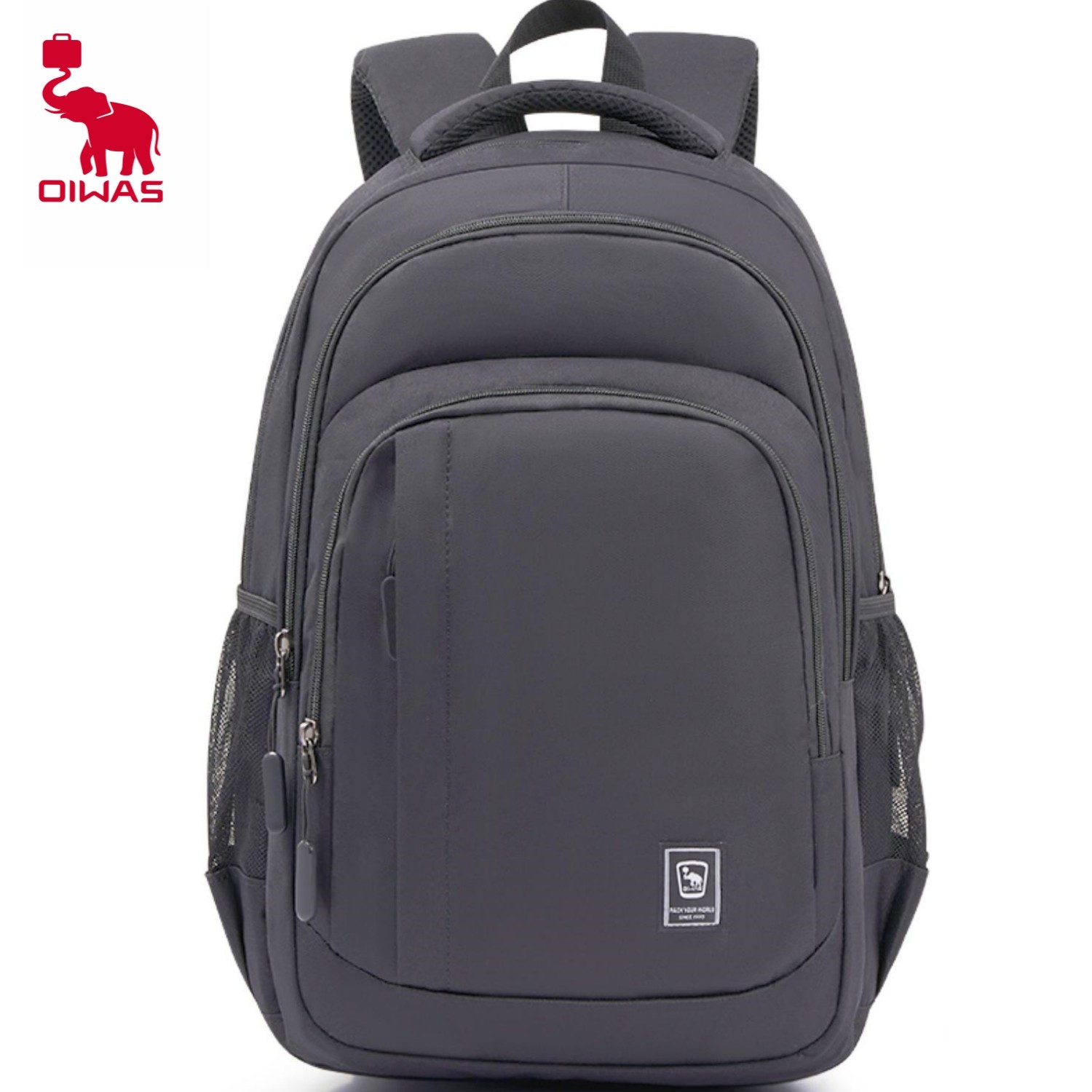 OIWAS 17.3″ Laptop Backpack Men Business Travel Backpack Daily Leisure Bag Black