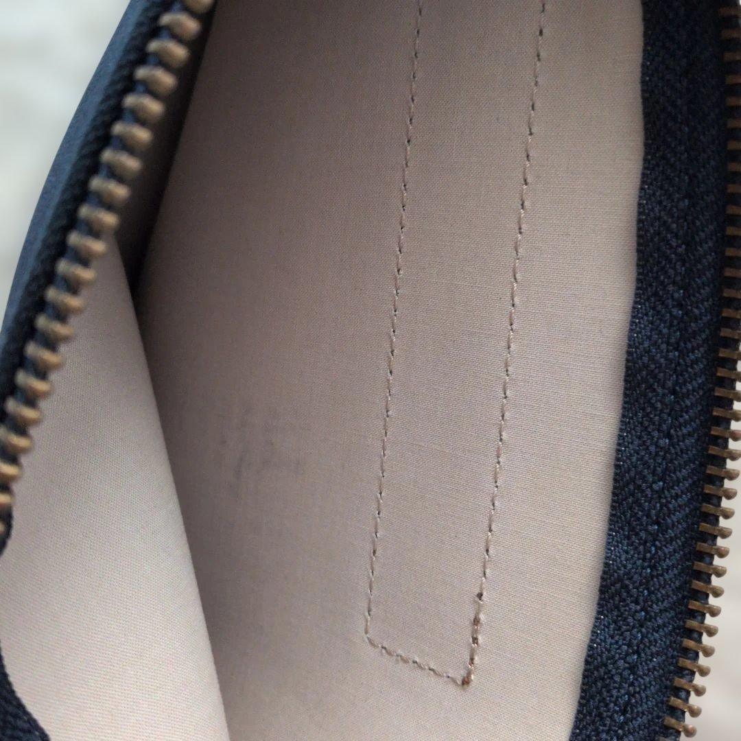 Felisi Leather & Canvas Clutch Bag Black Men’s Size 30cm x 25cm Excellent