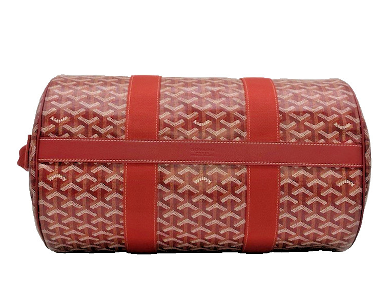 GOYARD Barrel 40 Sports Bag in Red