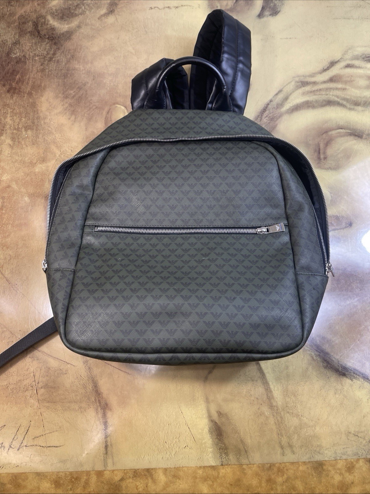 EMPORIO ARMANI Leather Backpack