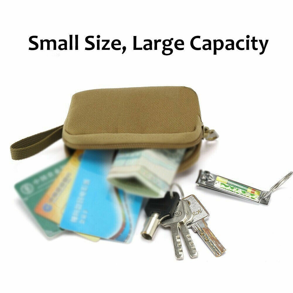 Tactical Wallet Card Bag Accessories Organizer Pouch Purse Mini EDC Waist Bag US