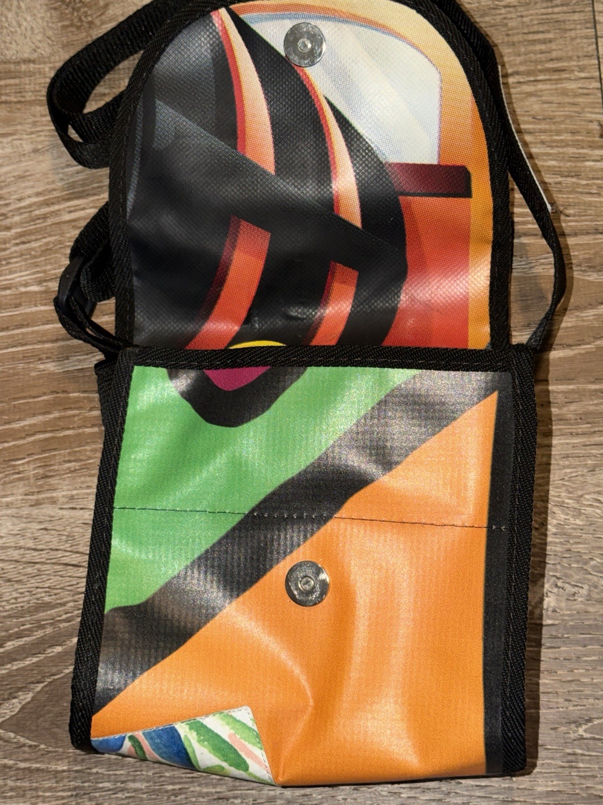 YUCCA Crossbody Bag Recycled Material Made in Barcelona Spain Colorful Strong XC