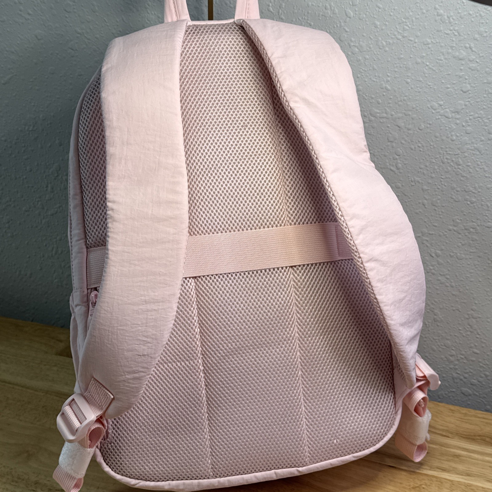 Uselike Quilted Puffer Backpack Pink Laptop Travel School Bookbag Bag